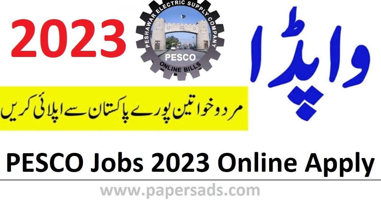 PESCO Jobs 2023 Online Apply
