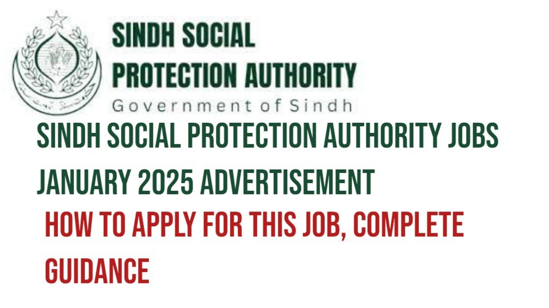 Sindh Social Protection Authority Jobs January 2025 Advertisement