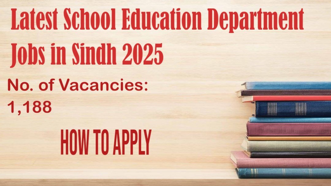 Latest School Education Department Jobs in Sindh 2025