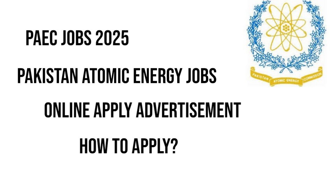 PAEC Jobs 2025 Online Apply